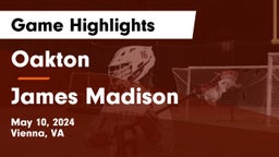 Oakton  vs James Madison  Game Highlights - May 10, 2024