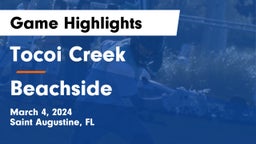 Tocoi Creek  vs Beachside  Game Highlights - March 4, 2024