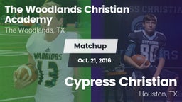 Matchup: The Woodlands vs. Cypress Christian  2016