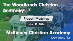 Matchup: The Woodlands vs. McKinney Christian Academy 2016