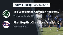 Recap: The Woodlands Christian Academy  vs. First Baptist Christian Academy 2017