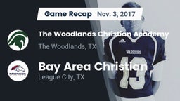 Recap: The Woodlands Christian Academy  vs. Bay Area Christian  2017