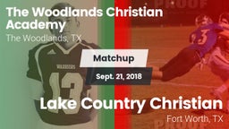 Matchup: The Woodlands vs. Lake Country Christian  2018