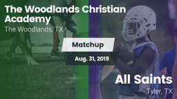 Matchup: The Woodlands vs. All Saints  2019