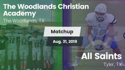 Matchup: The Woodlands vs. All Saints  2019