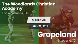 Matchup: The Woodlands vs. Grapeland  2019