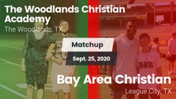 Matchup: The Woodlands vs. Bay Area Christian  2020