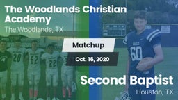 Matchup: The Woodlands vs. Second Baptist  2020