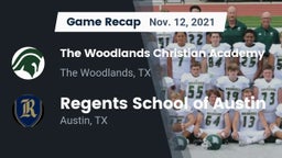 Recap: The Woodlands Christian Academy  vs. Regents School of Austin 2021
