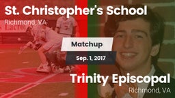 Matchup: St. Christopher's vs. Trinity Episcopal  2017