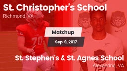 Matchup: St. Christopher's vs. St. Stephen's & St. Agnes School 2017