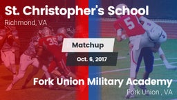 Matchup: St. Christopher's vs. Fork Union Military Academy 2017