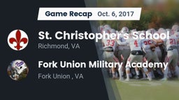 Recap: St. Christopher's School vs. Fork Union Military Academy 2017