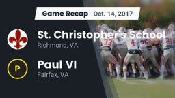 Recap: St. Christopher's School vs. Paul VI  2017