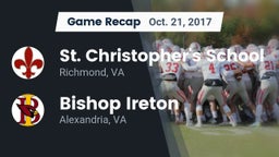 Recap: St. Christopher's School vs. Bishop Ireton  2017
