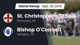 Recap: St. Christopher's School vs. Bishop O'Connell  2018
