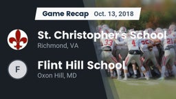 Recap: St. Christopher's School vs. Flint Hill School 2018