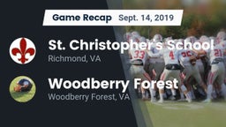 Recap: St. Christopher's School vs. Woodberry Forest  2019