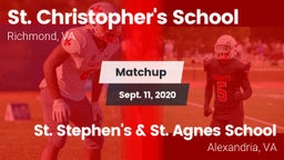Matchup: St. Christopher's vs. St. Stephen's & St. Agnes School 2020