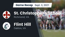 Recap: St. Christopher's School vs. Flint Hill  2021