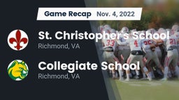 Recap: St. Christopher's School vs. Collegiate School 2022