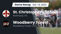 Recap: St. Christopher's School vs. Woodberry Forest  2023