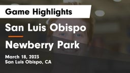 San Luis Obispo  vs Newberry Park Game Highlights - March 18, 2023