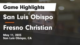 San Luis Obispo  vs Fresno Christian Game Highlights - May 11, 2023