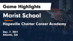 Marist School vs Hapeville Charter Career Academy Game Highlights - Dec. 7, 2021