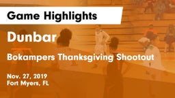 Dunbar  vs Bokampers Thanksgiving Shootout Game Highlights - Nov. 27, 2019