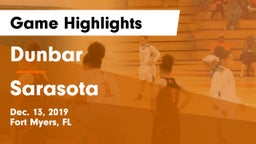 Dunbar  vs Sarasota  Game Highlights - Dec. 13, 2019