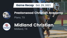 Recap: Prestonwood Christian Academy vs. Midland Christian  2021
