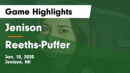 Jenison   vs Reeths-Puffer  Game Highlights - Jan. 10, 2020