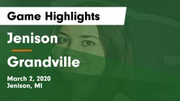 Jenison   vs Grandville  Game Highlights - March 2, 2020
