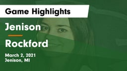 Jenison   vs Rockford  Game Highlights - March 2, 2021