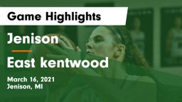 Jenison   vs East kentwood Game Highlights - March 16, 2021