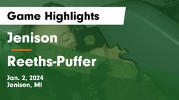 Jenison   vs Reeths-Puffer  Game Highlights - Jan. 2, 2024