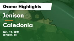Jenison   vs Caledonia  Game Highlights - Jan. 12, 2024