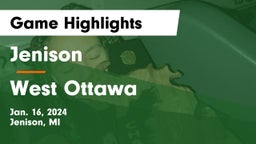 Jenison   vs West Ottawa  Game Highlights - Jan. 16, 2024