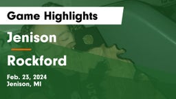 Jenison   vs Rockford  Game Highlights - Feb. 23, 2024