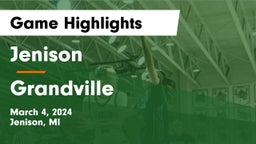 Jenison   vs Grandville  Game Highlights - March 4, 2024