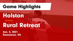 Holston  vs Rural Retreat  Game Highlights - Jan. 5, 2021