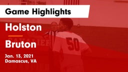 Holston  vs Bruton  Game Highlights - Jan. 13, 2021