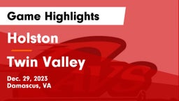 Holston  vs Twin Valley  Game Highlights - Dec. 29, 2023