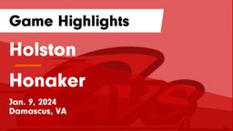 Holston  vs Honaker  Game Highlights - Jan. 9, 2024