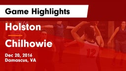 Holston  vs Chilhowie  Game Highlights - Dec 20, 2016