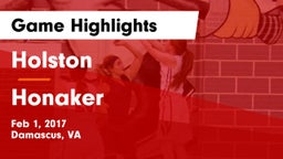 Holston  vs Honaker  Game Highlights - Feb 1, 2017