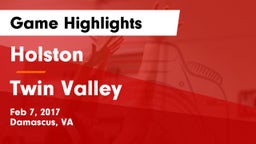 Holston  vs Twin Valley  Game Highlights - Feb 7, 2017