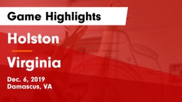 Holston  vs Virginia  Game Highlights - Dec. 6, 2019