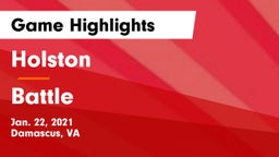 Holston  vs Battle  Game Highlights - Jan. 22, 2021